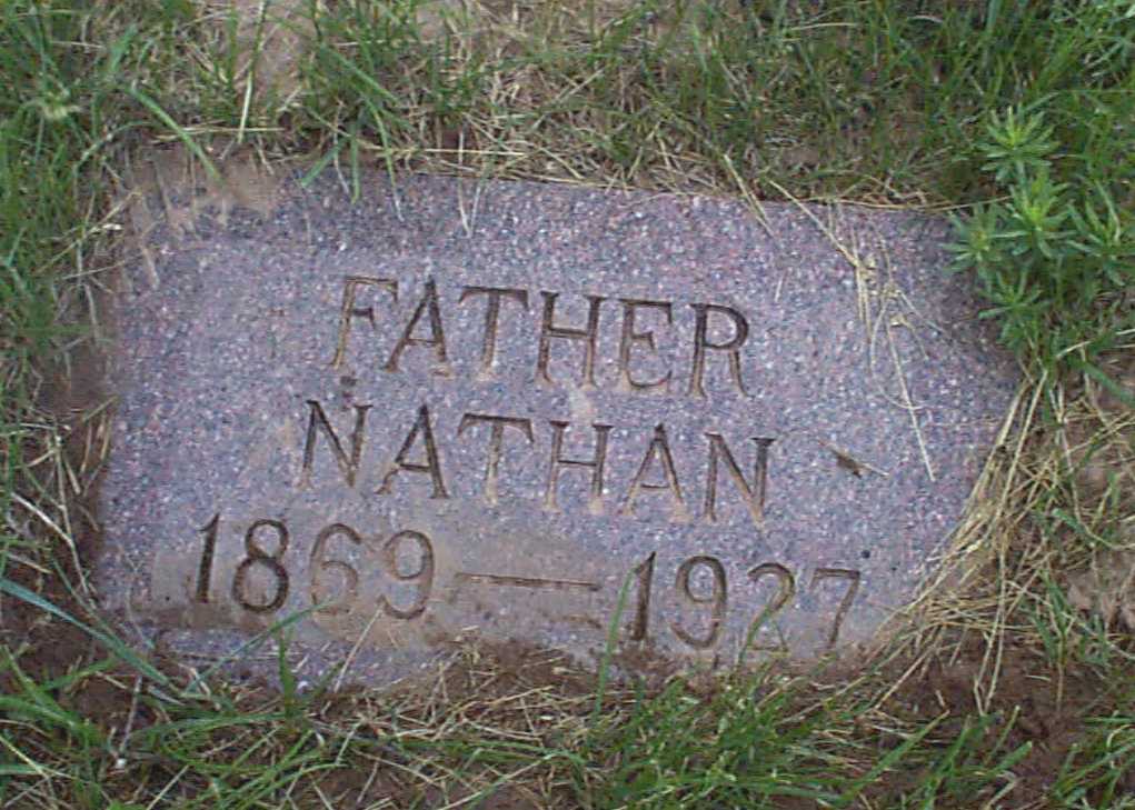 Picture of Nathan Smith Jr. Cemetery Marker