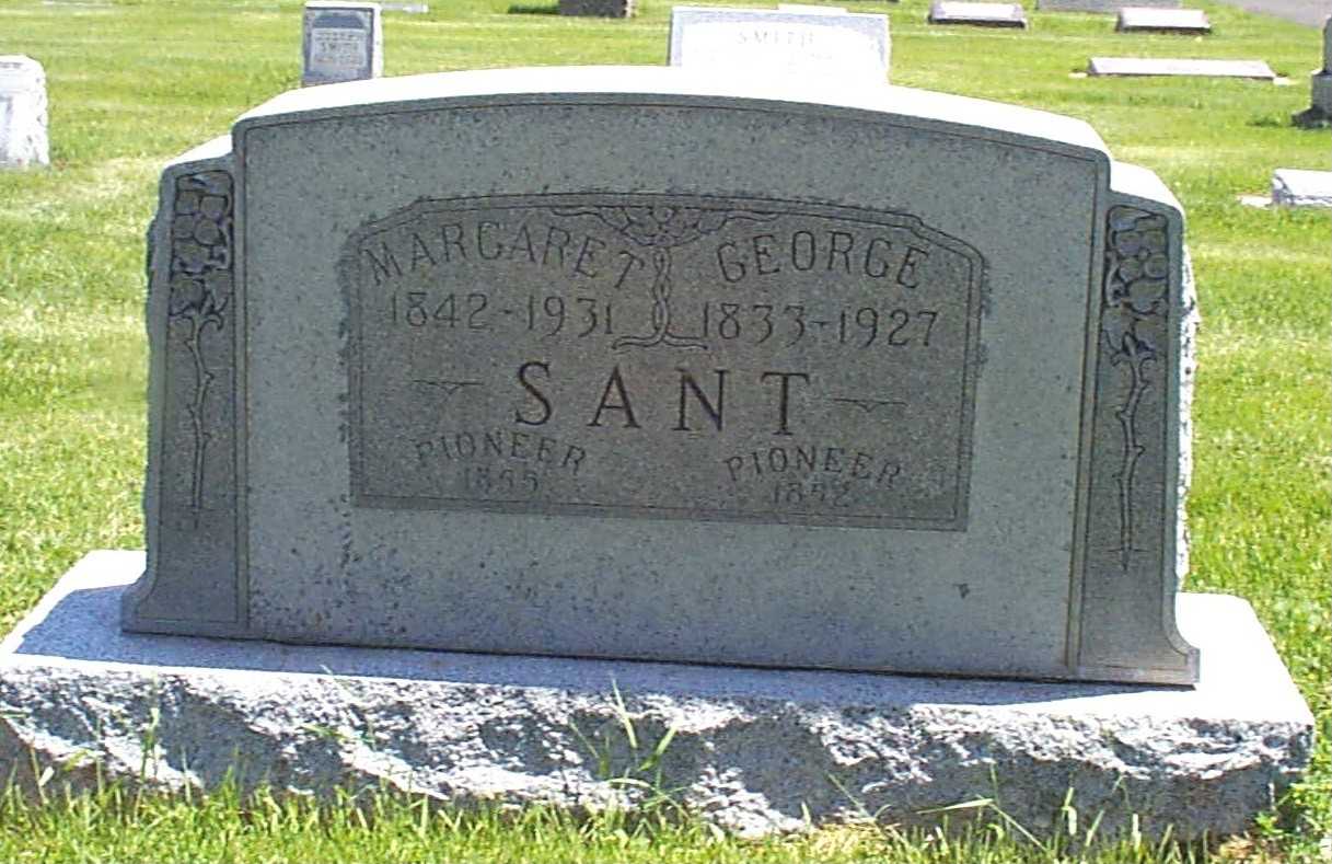 George and Margaret Sant Headstone